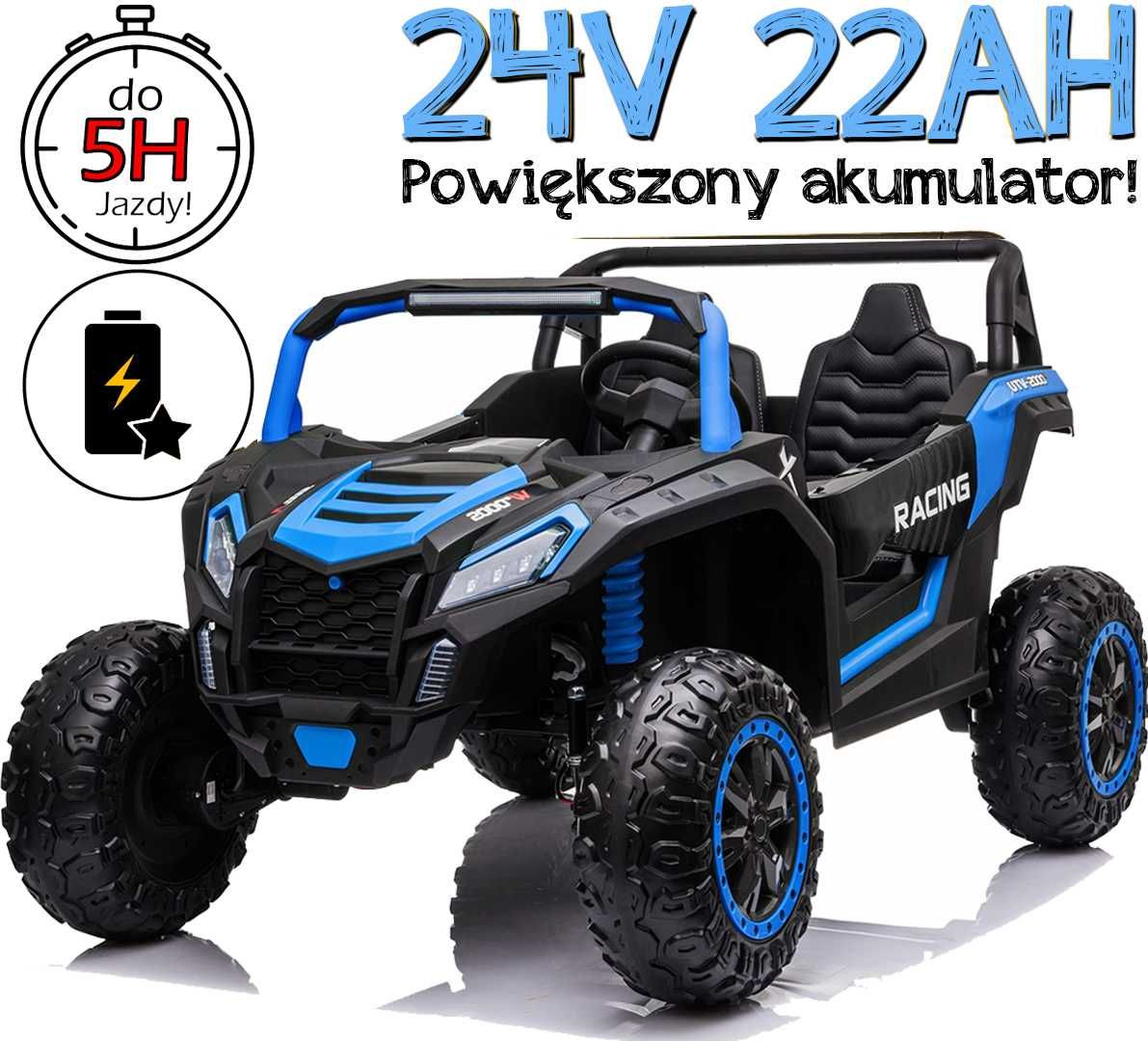 Największe auto na akumulator BUGGY RACING YSA032 dla dzieci 800W 24V