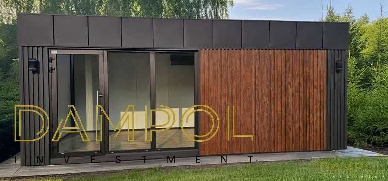 GOTOWY Pawilon TRANSPORT GRATIS Kiosk Biuro Sklep Komis kontener 6x3 m