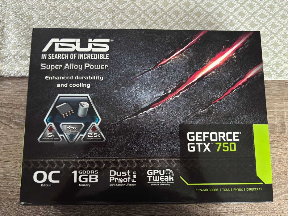 Asus GeForce GTX 750 OC 1GB DDR5/128bit