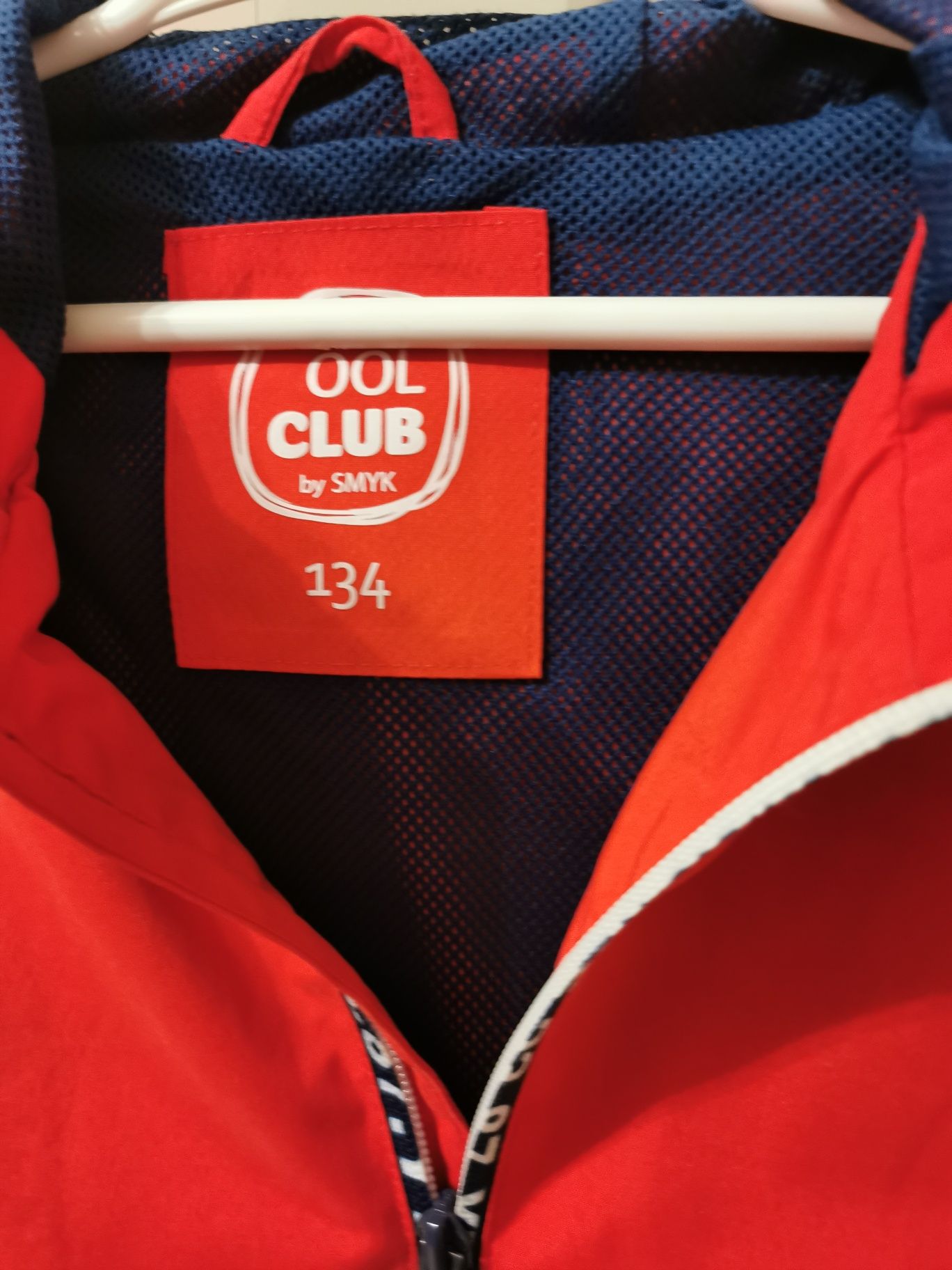 Kurtka płaszczyk przejściówka cool club 134 czerwona wiatrówka