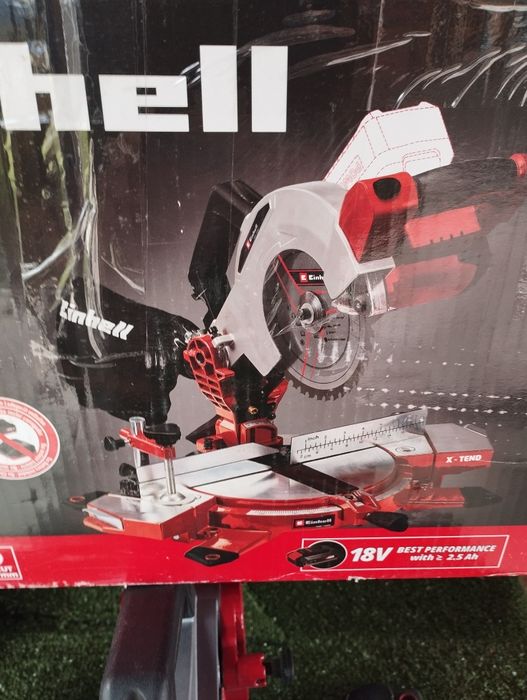 Акумуляторна торцювальна пила Einhell TE-MS 18/210
