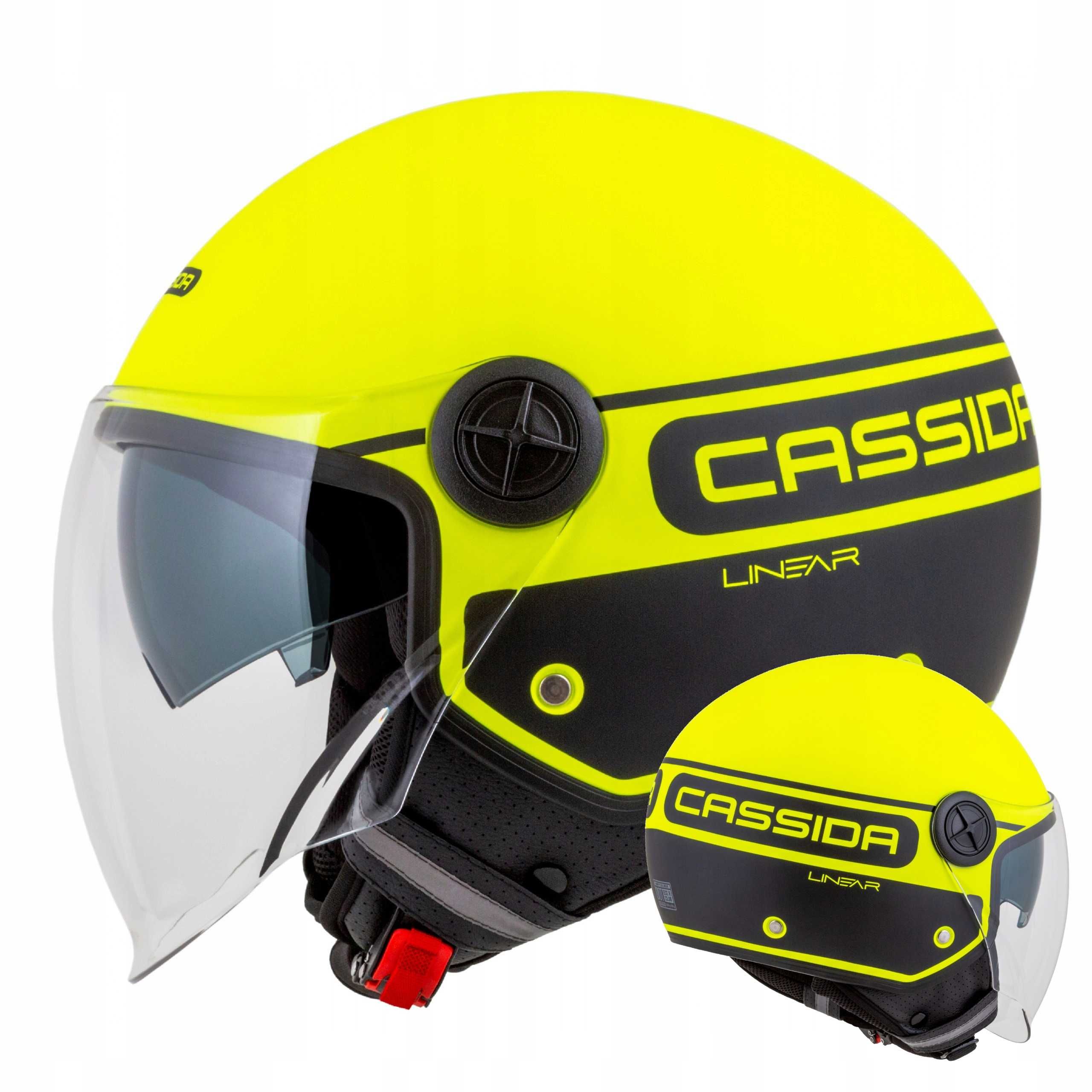 Cassida Kask Motocyklowy Handy Plus Linear Jet