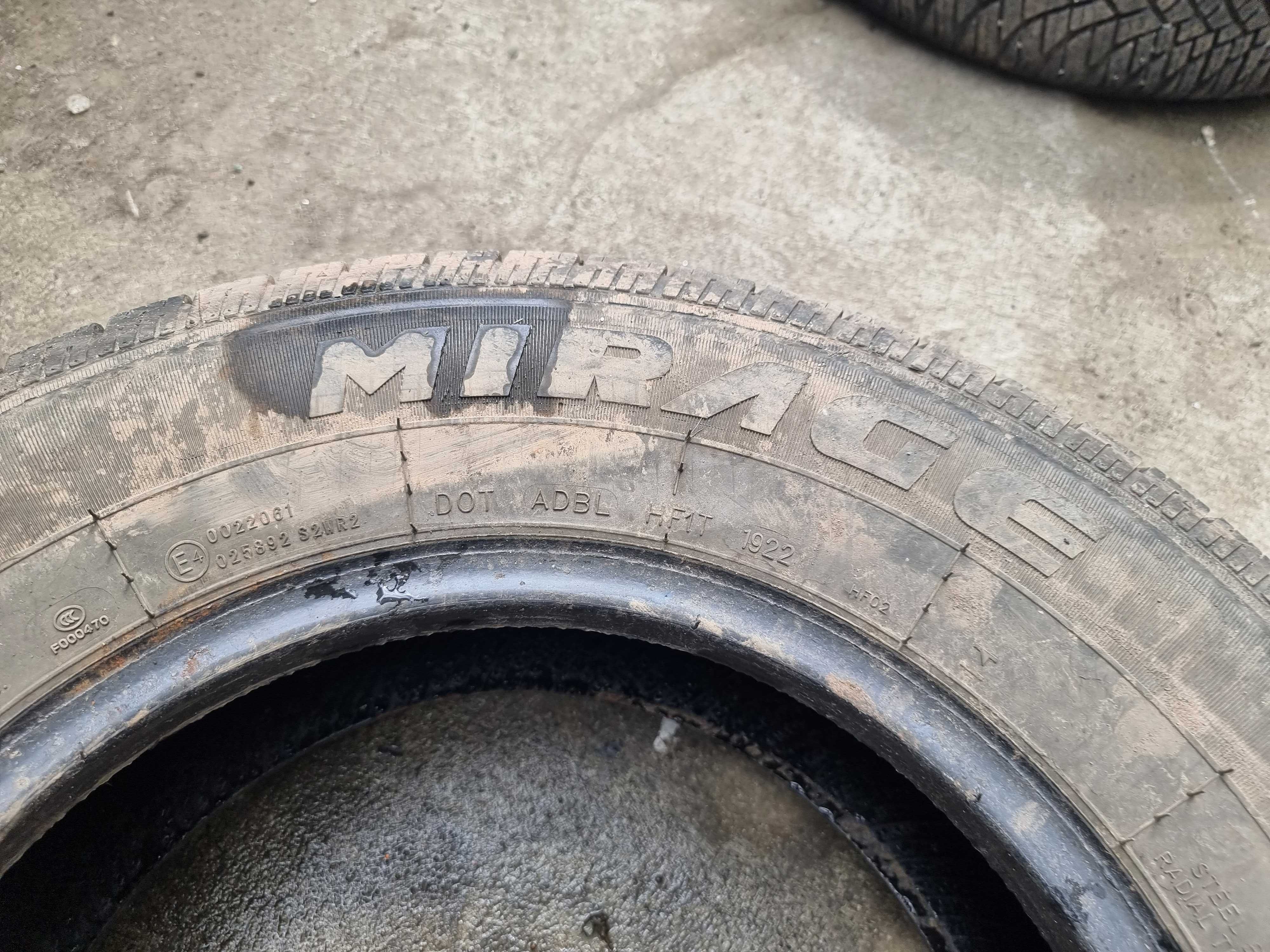 Opony 2 szt. 185/80/14C 2022 r. Mirage MR- W600 DOT 1922 6,6 mm