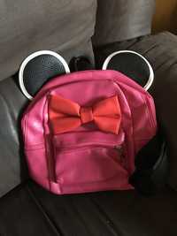 Plecak, plecaczek dziewczęcy, różowy, Minnie Mouse