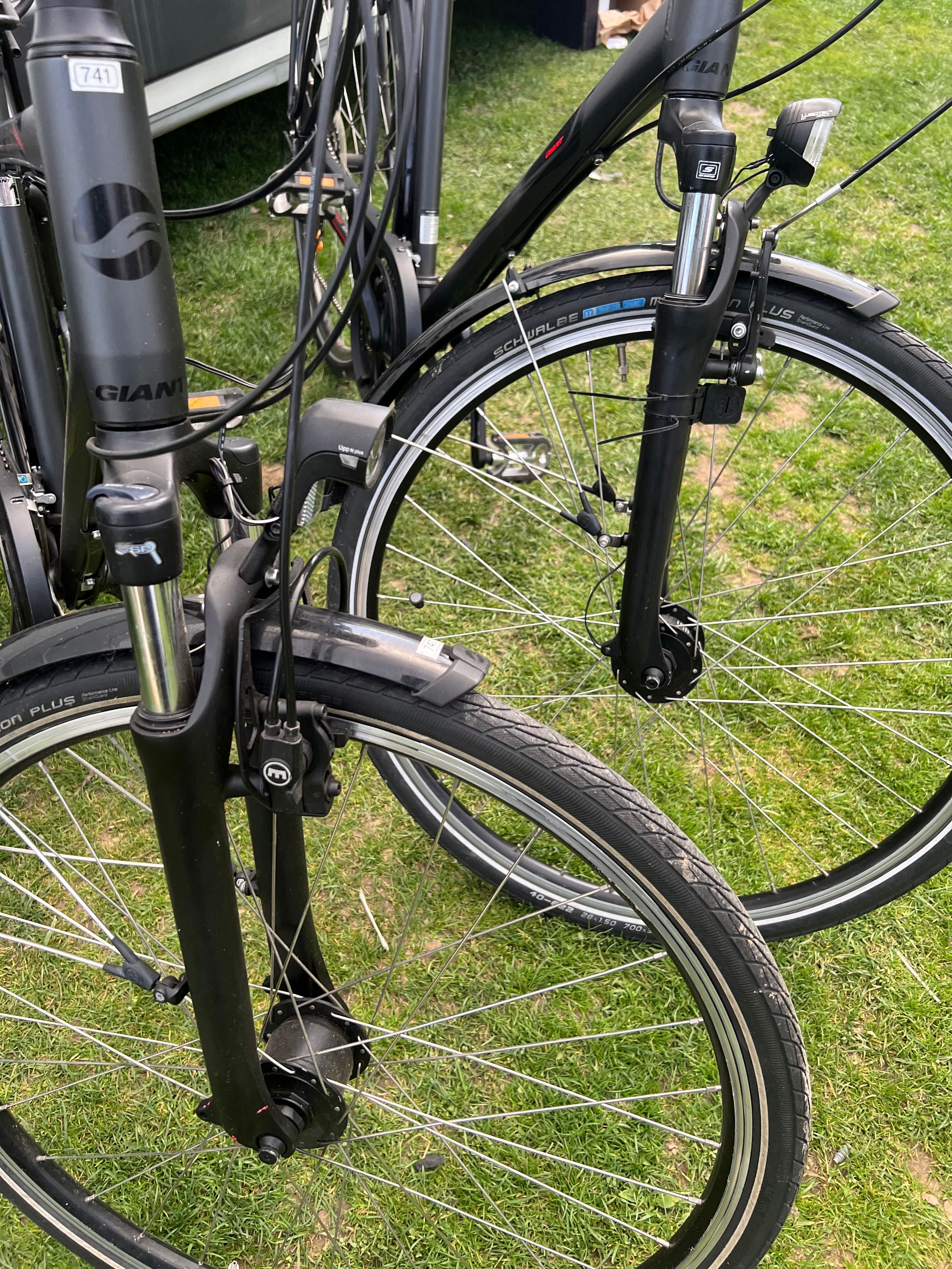 Para rowerów Giant argento XL i L l męski damski