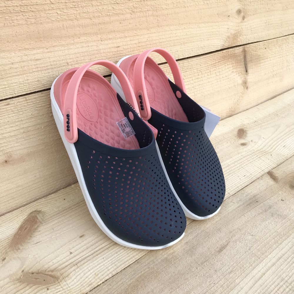 Женские Кроксы Crocs Lite Ride рожеві Крокси для Всіх