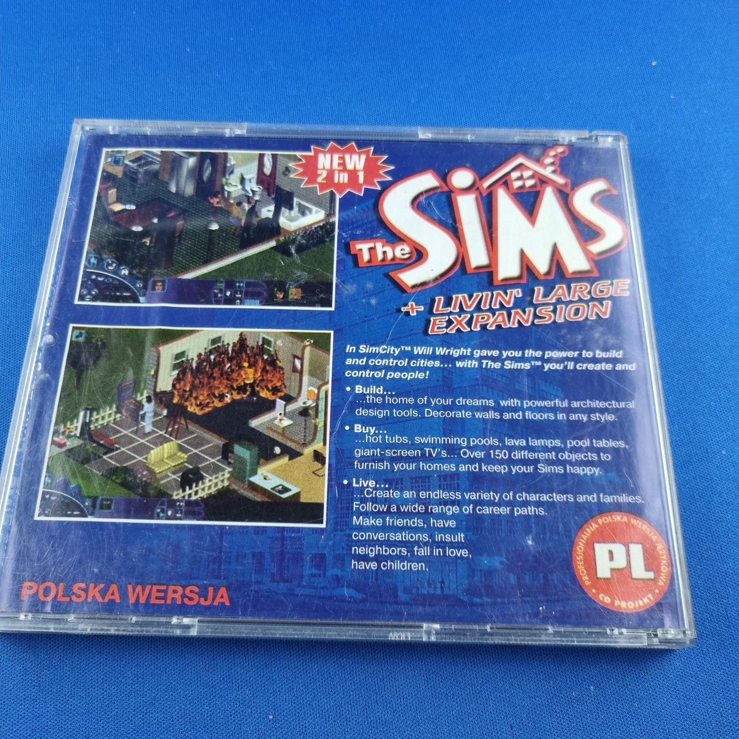 The Sims Podstawa + dodatek PC Polska edycja