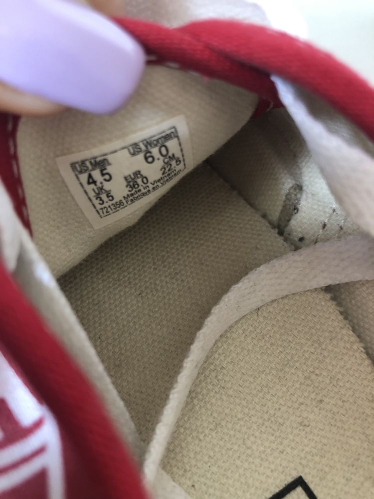Trampki Vans rozmiar 36