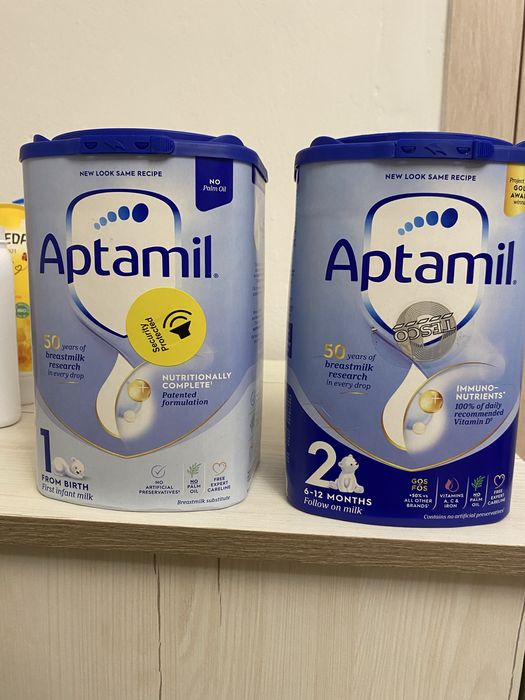 Суміш Aptamil 1 і 2