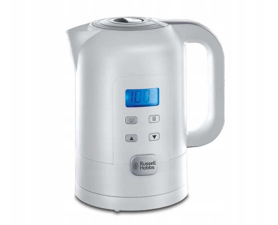 Czajnik elektryczny Russell Hobbs 2200 W biały z pomiarem temperatury