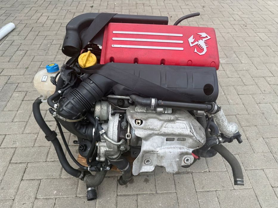 SILNIK KOMPLETNY ABARTH 500 1.4 T-JET 163km 312B6000 52tyś km KAMERA