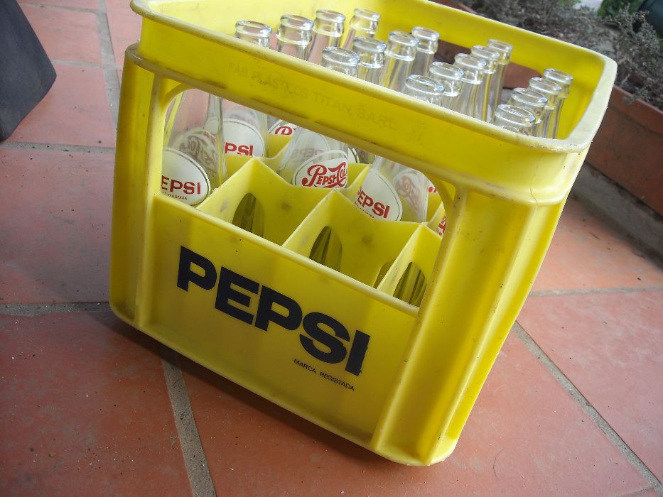 Garrafas antigas Pepsi Cola 20cl