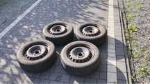 Felgi 5x114,3 stalowe R16 megane + opony zimowe 205/55 R16