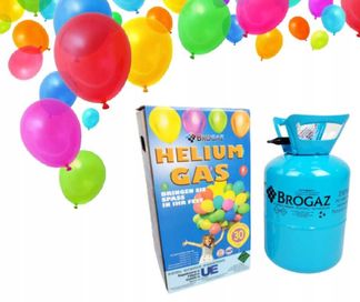 Hel do balonów jednorazowe butle z helem urodziny impreza