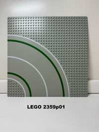 LEGO płytka 32x32; 2359p01 7-Stud Curve with Road Pattern