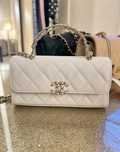 CHANEL caviar white bag