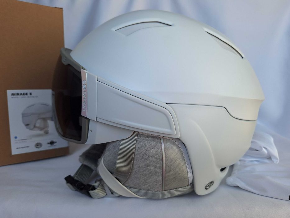 Kask narciarski Salomon Mirage S White Universal Mid Blue M 56-59cm