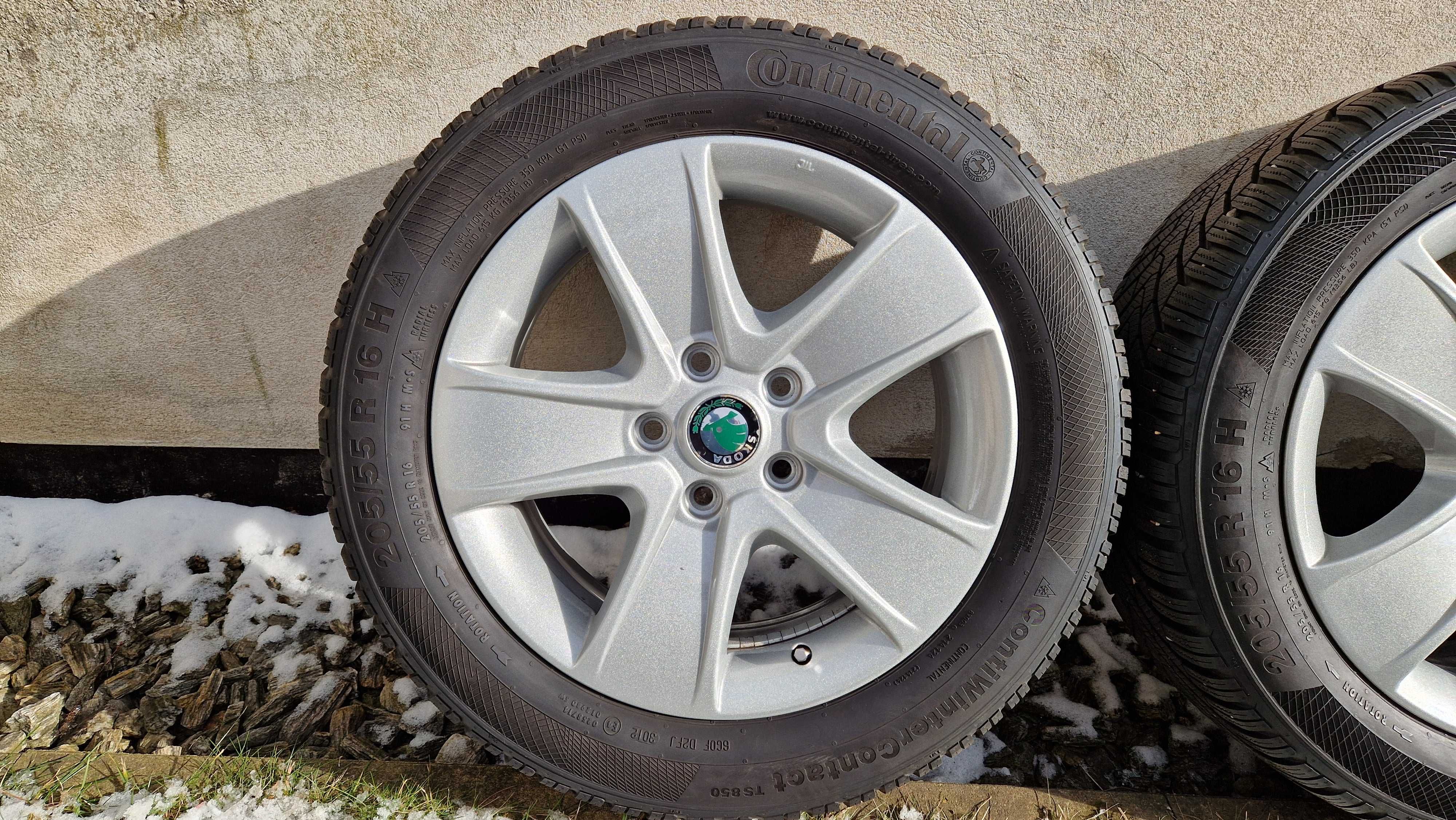 Oryginalne felgi aluminiowe felga 6,5J x 16 H2 Skoda Crateris VW
