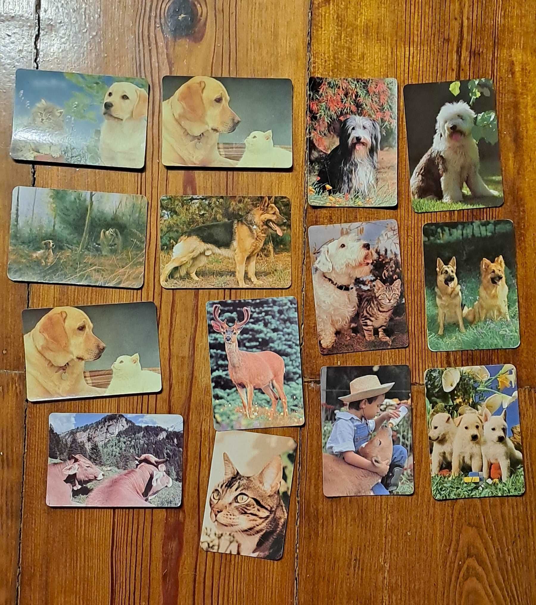 21 calendários animais e crianças 1996