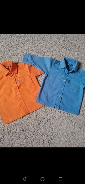 Dwie koszule dla chłopca Original Marines 6/9 msc