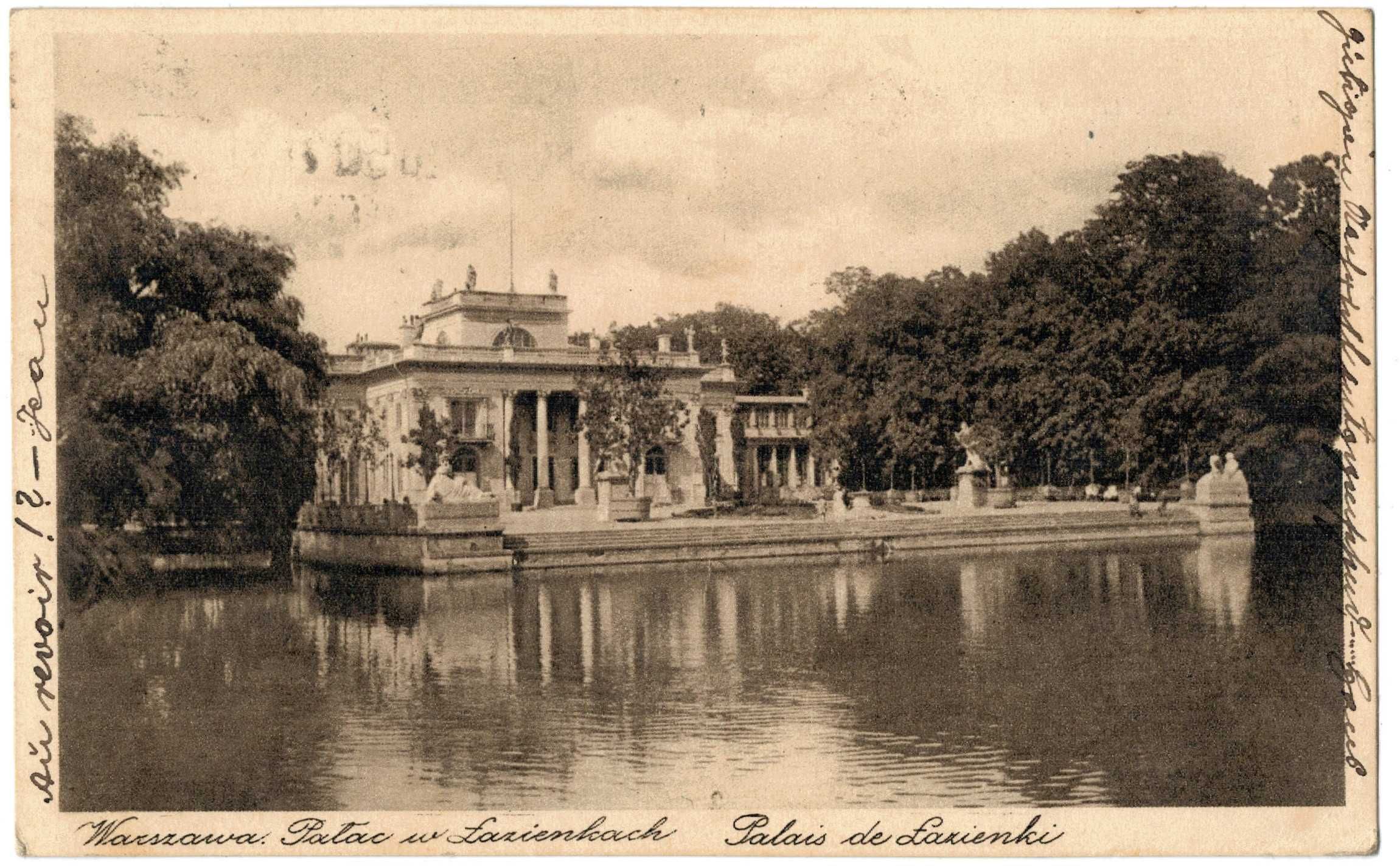 Warszawa - Pałac w Łazienkach - 1934 rok, znaczek