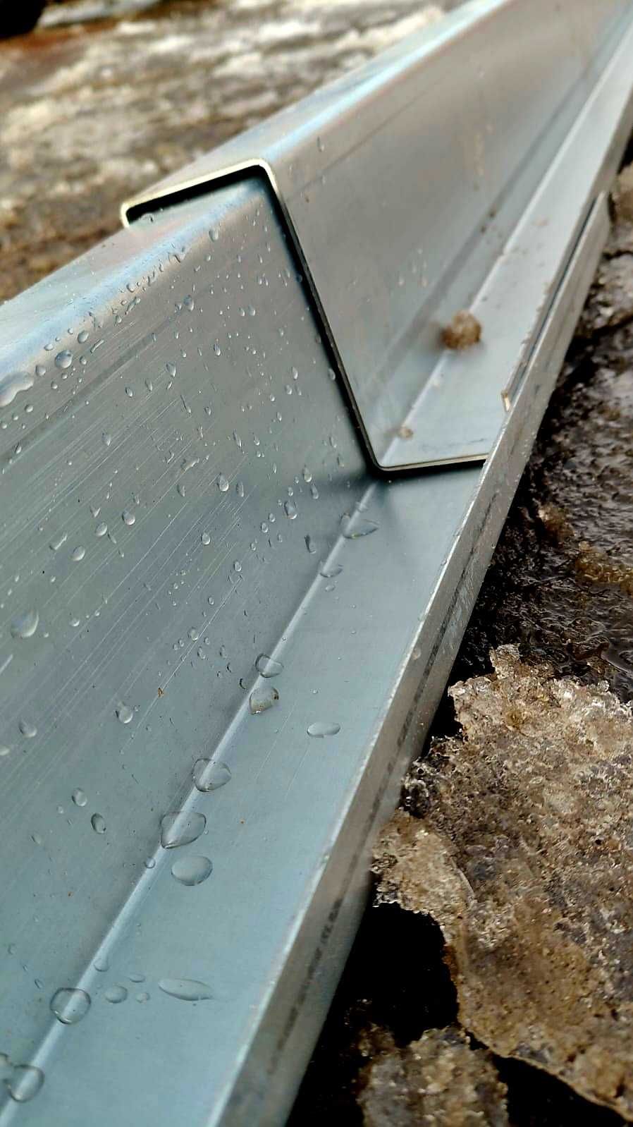 Zetownik ocynkowany profil dach wiata hala blacha kształtownik 100 mm