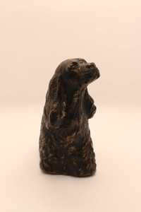 Miniatura Figura Cão Coker Spaniel em Bronze