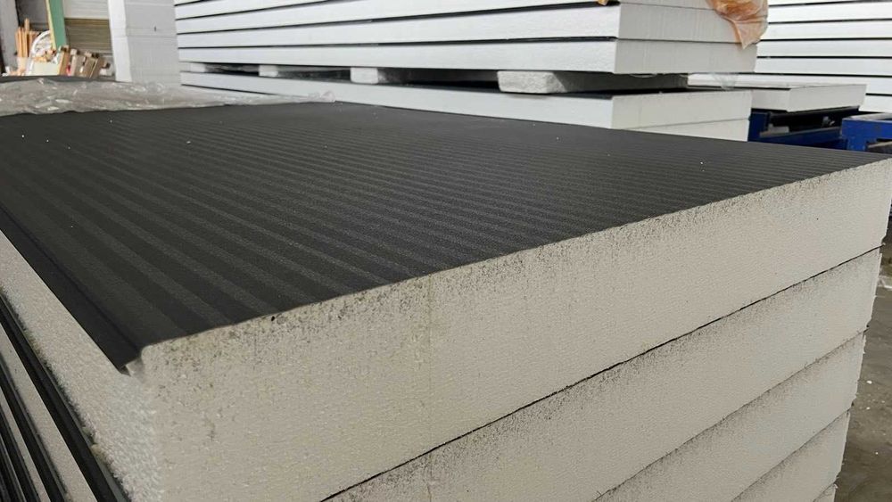 Сендвіч-панелі стінові (піноплвст, вата, ППУ, PIR)