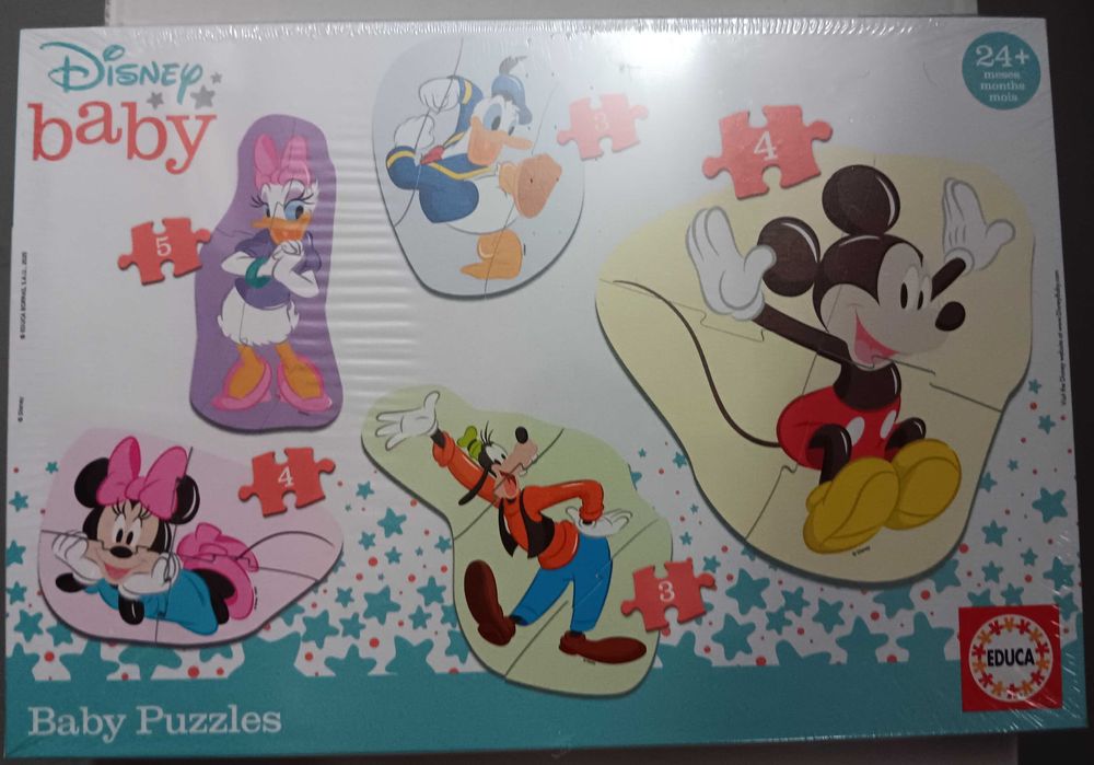5 Puzzles da Disney -24 meses