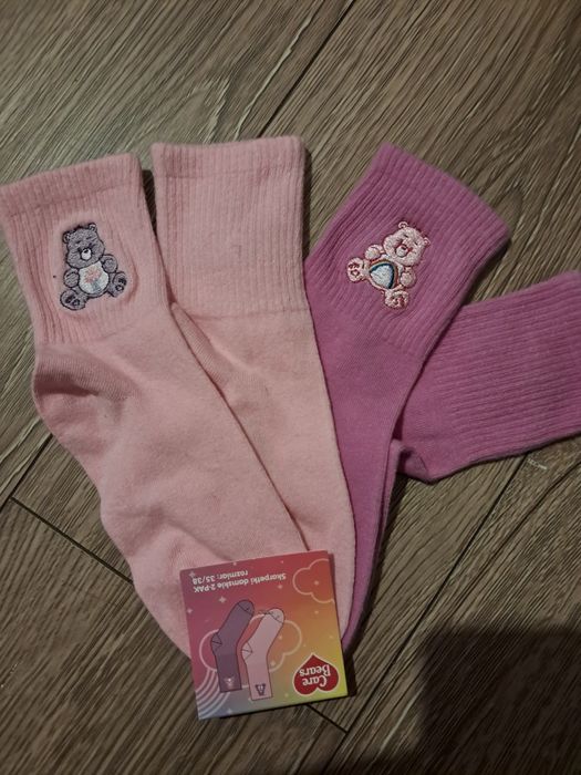 Różowe damskie skarpetki 35/38