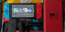 Nintendo Switch v2, комплект + кейс