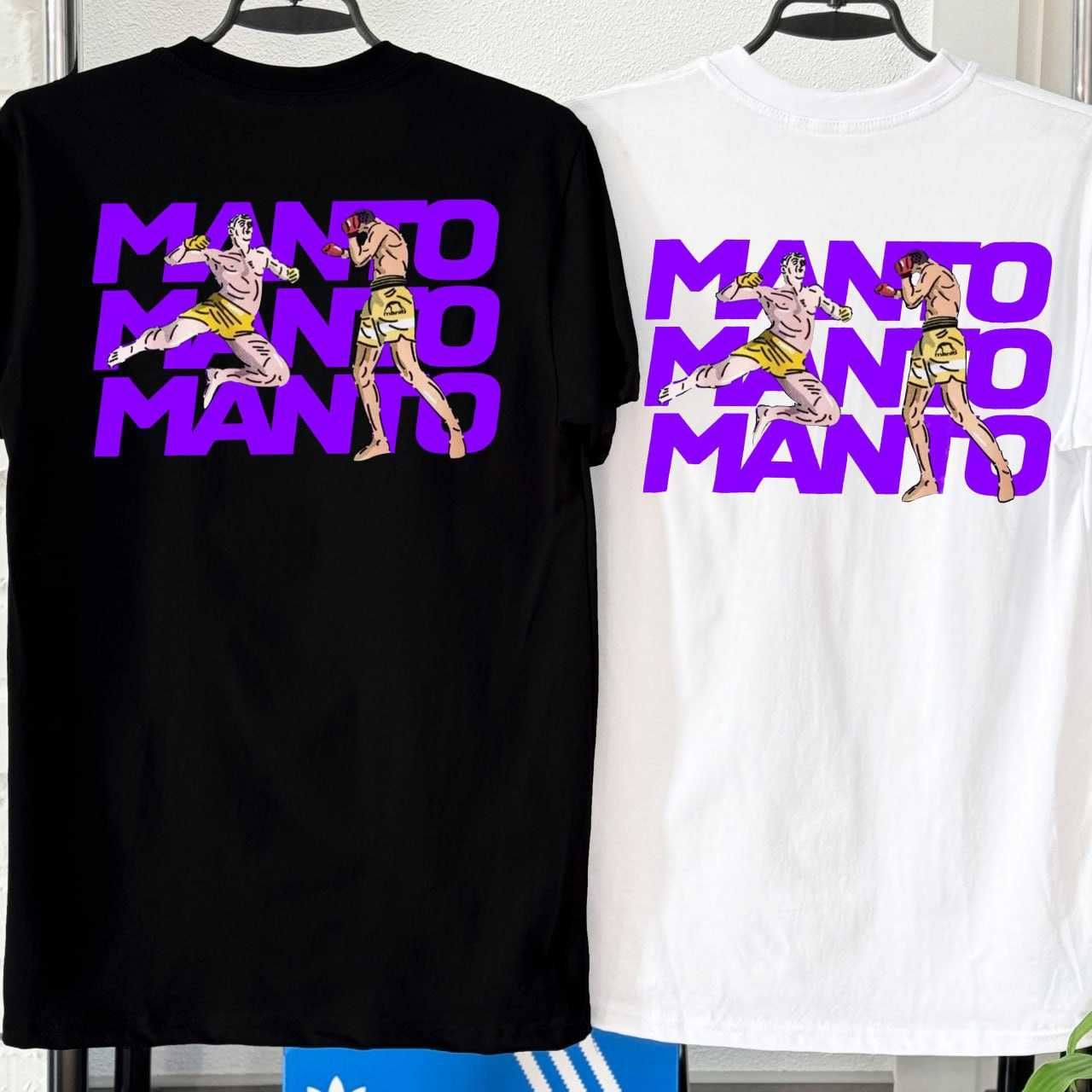 Новая футболка MANTO / x Ktof x / ХС С М Л ХЛ / Белая Черная / МАНТО