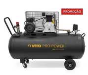Vendo compressor 200 litros como nono e máquina de strobel empecavel