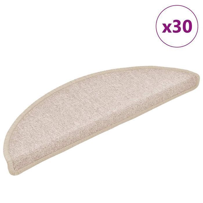 Vidaxl Maty Na Schody 30 Szt. Taupe 56X17X3 Cm