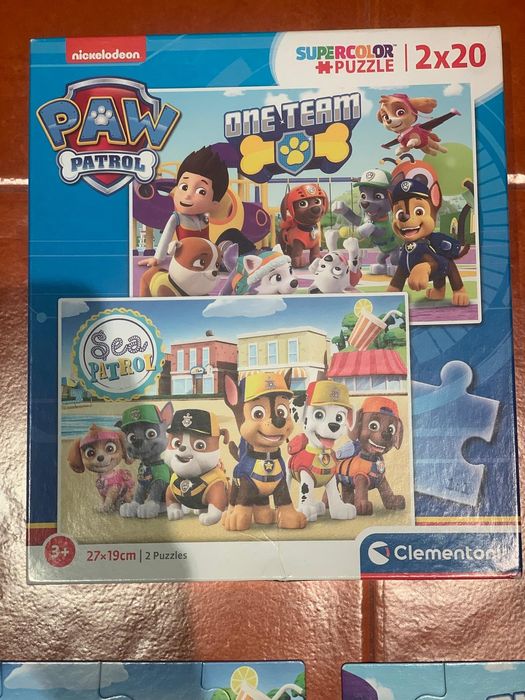 2 puzzles Patrulha pata