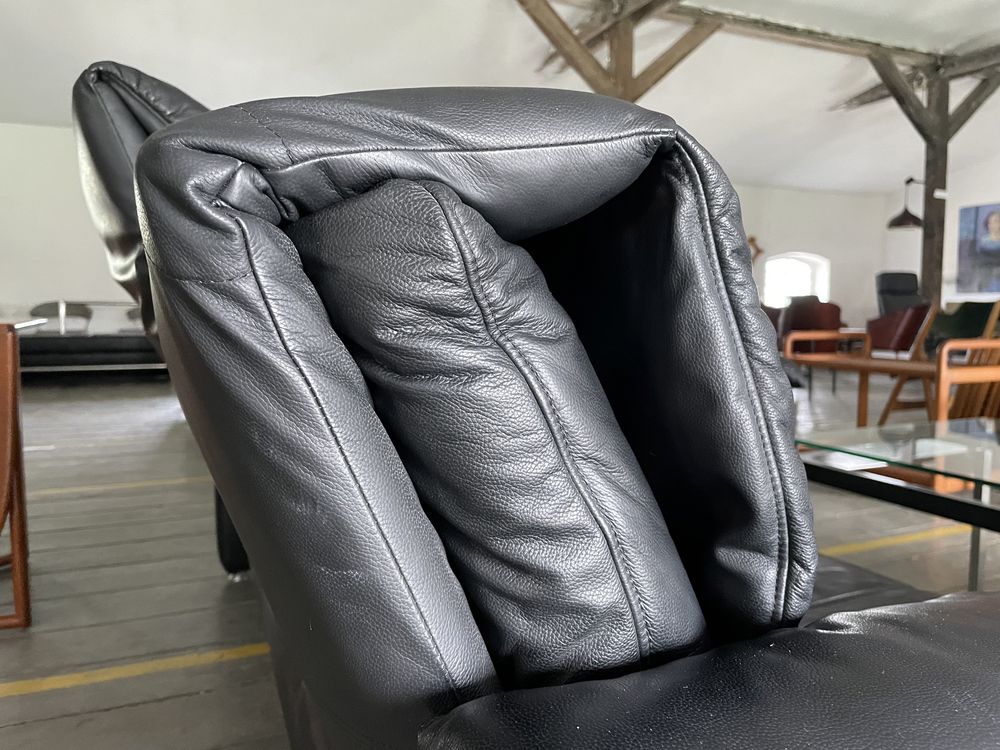 Zestaw sofa+2 fotele skóra naturalna, niemcy lata90. Vintage,design