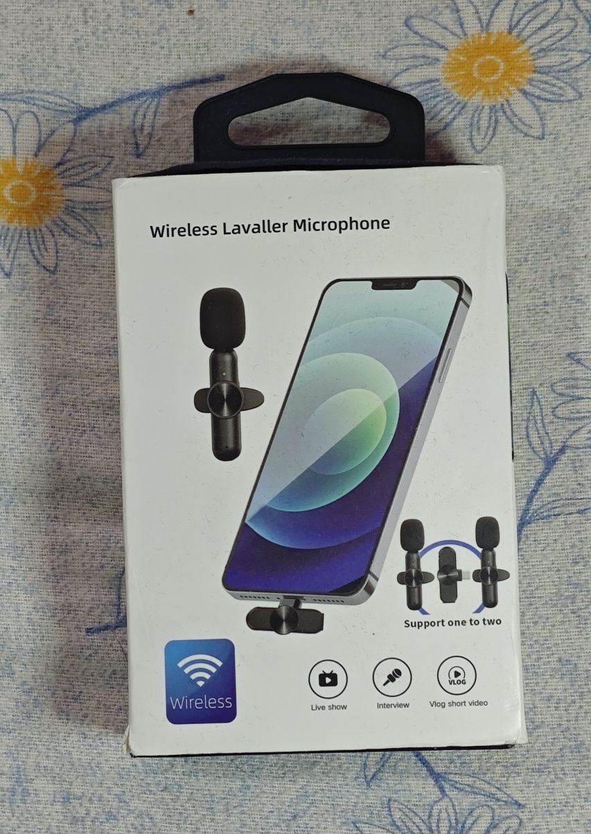 Microfones Wireless Lavalier (USB-C) – Kit Duplo