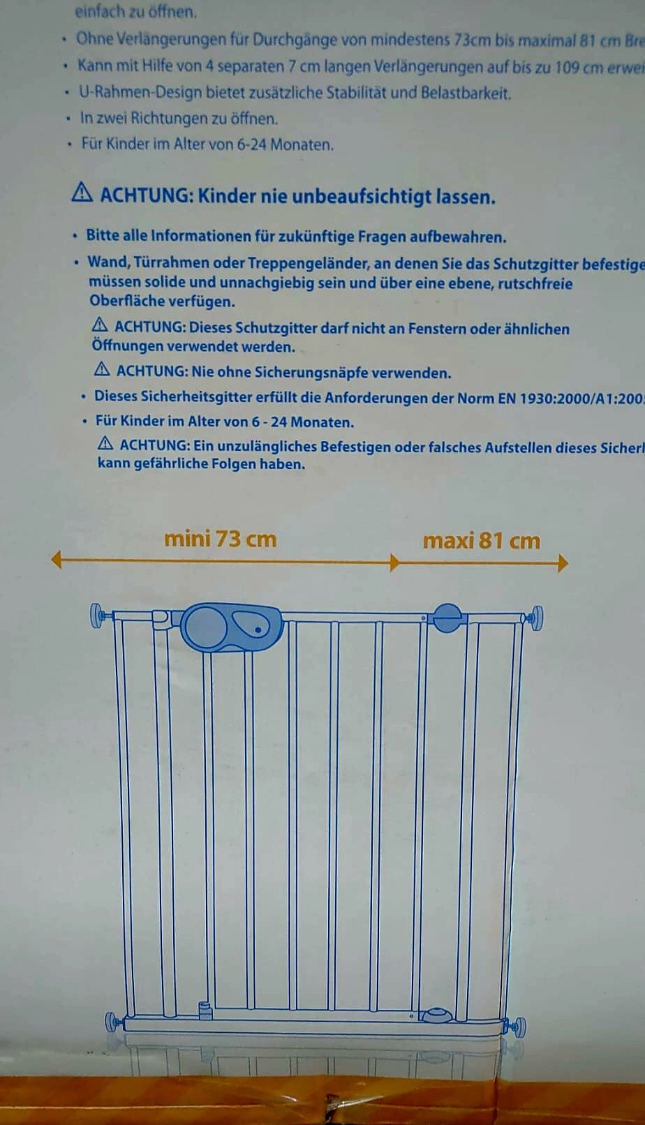 Bramka/ barierka Safety
