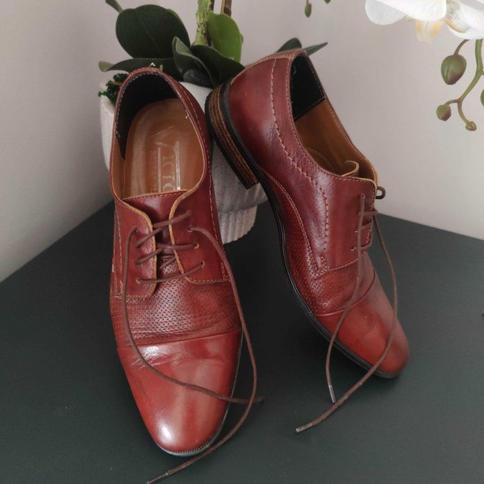 Eleganckie buty dla chłopca 37 komunia wesele