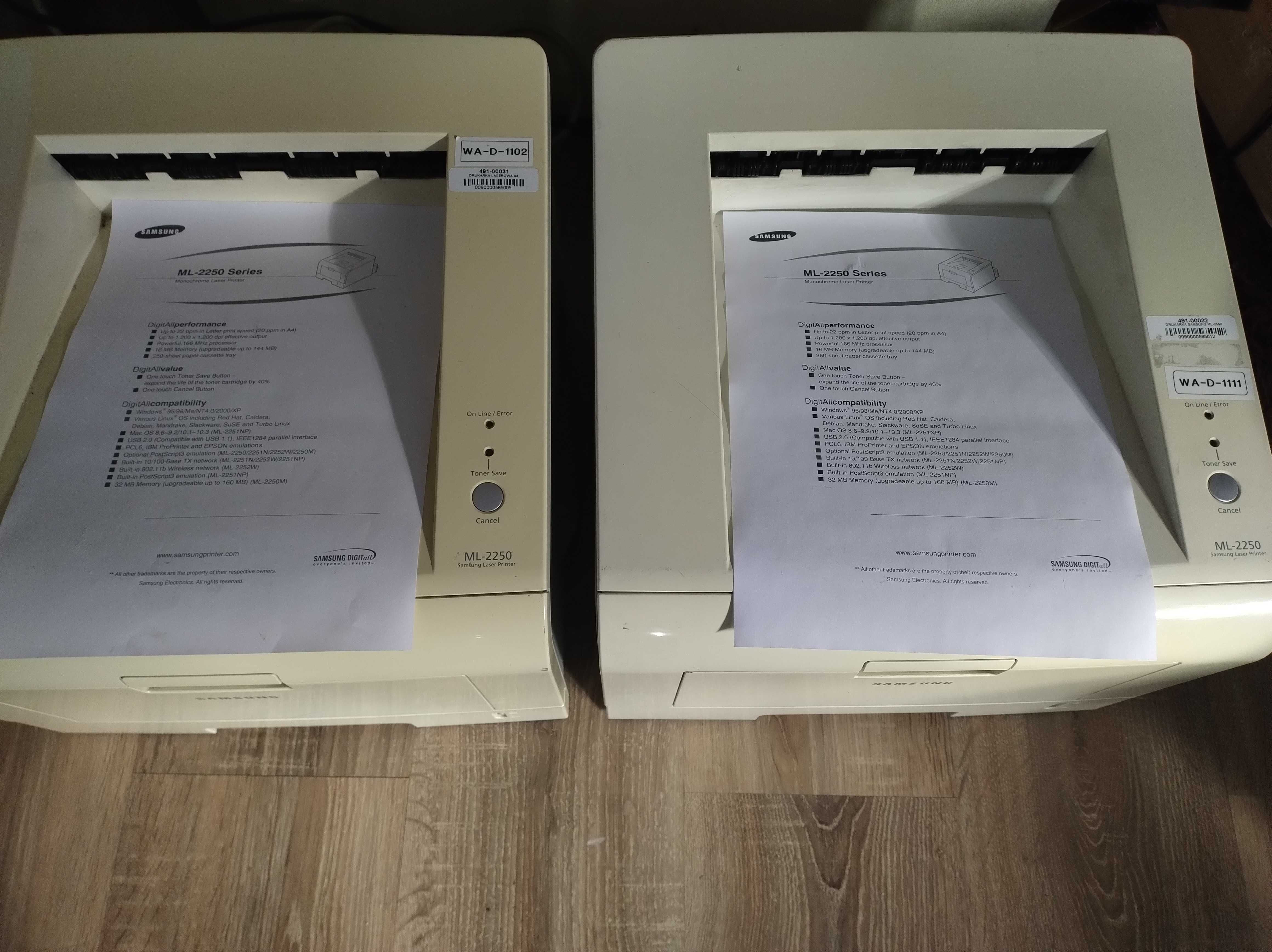Drukarka laserowa Samsung ML-2250
