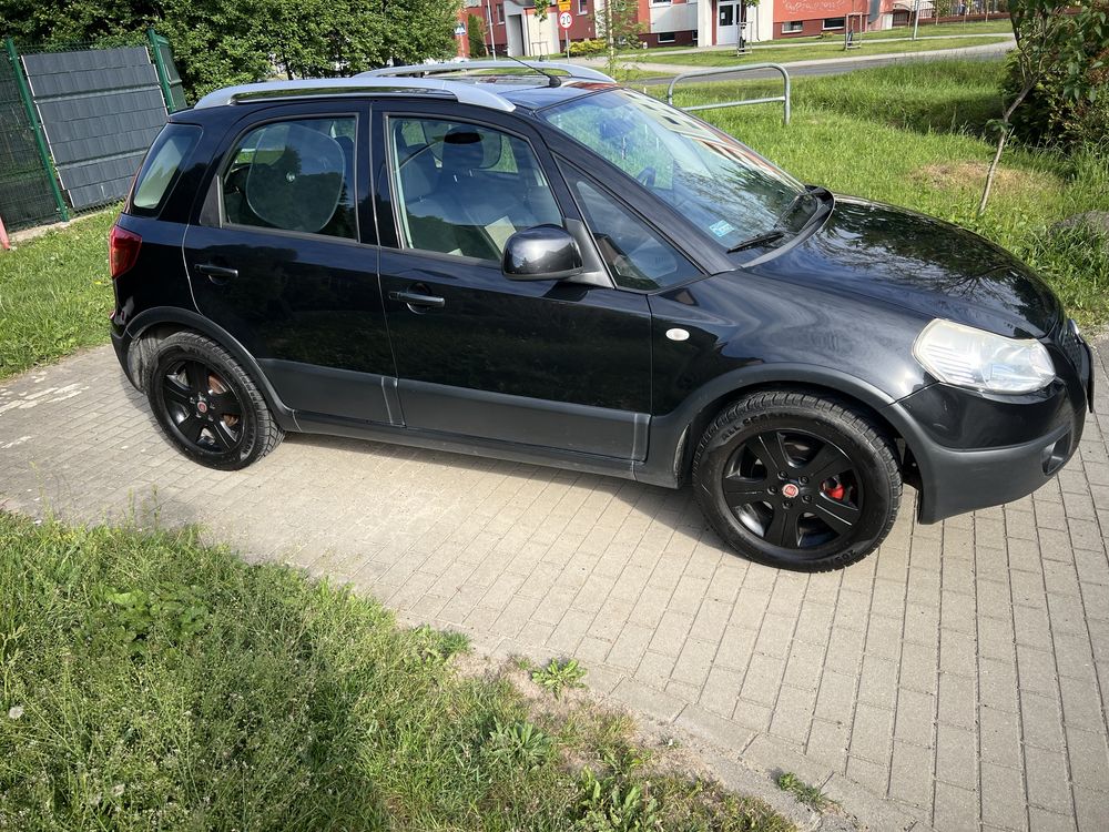 Fiat Sedici 2008r 1.6 benz gaz LPG czarny sprawna klimatyzacja