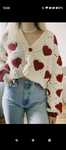 Casaco de crochet Love