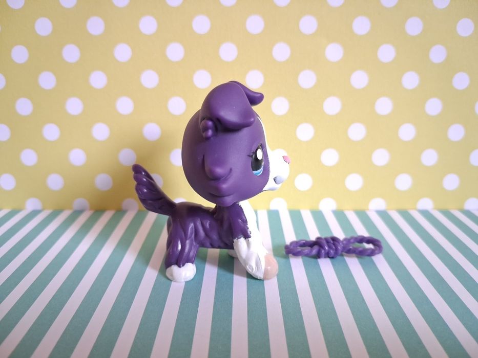 Littlest Pet Shop LPS unikatowy pies Collie #1676 pop