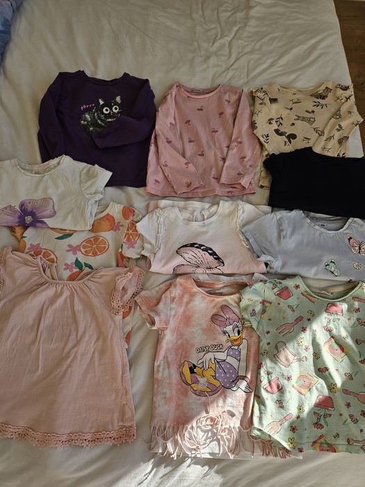 Sprzedam koszulki dla dziewczynki 110
