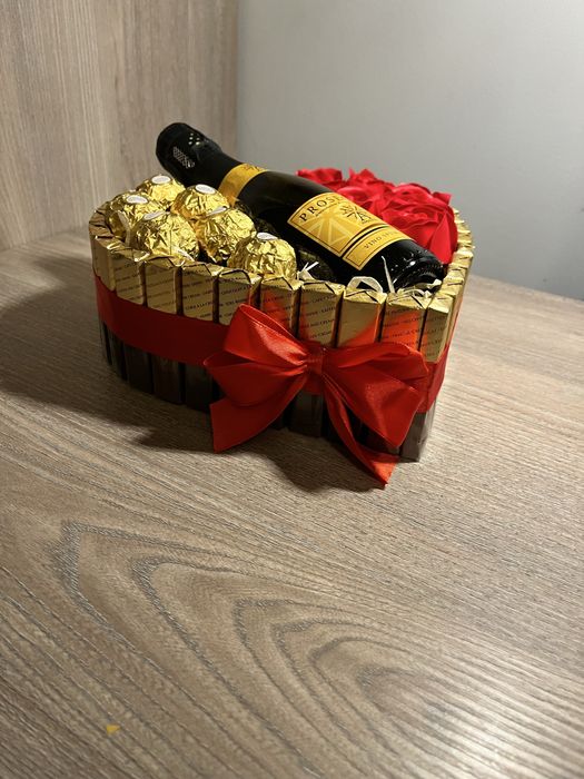 Bukiety jadalne/boxy z czekoladkami