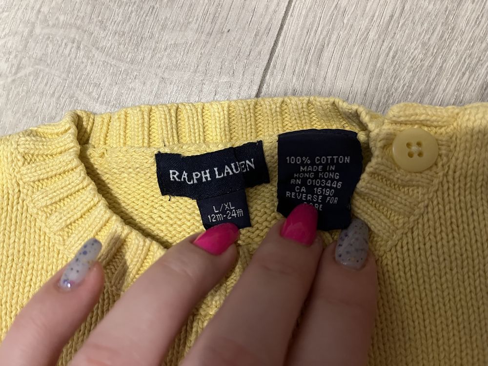 sweterek Ralph Lauren 12-24 miesiące