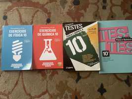 Conjunto 4 Livros Física/Química, 10° ano