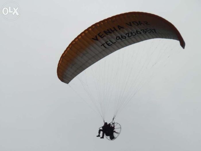 Publicidade aérea em paramotor, voos de baptismo paramotor.