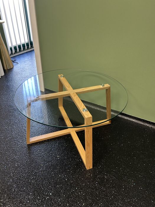 2 mesas conjunto - vidro