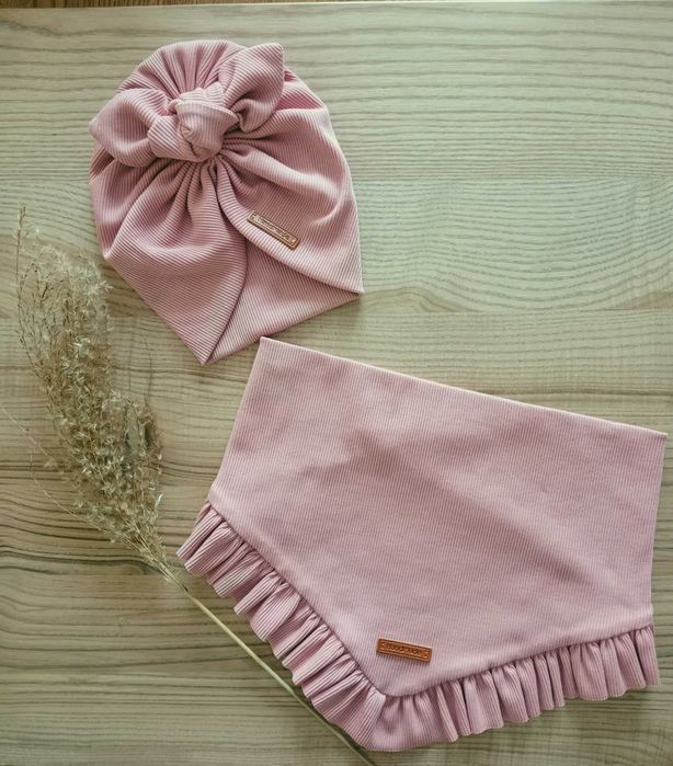 turban i chusta dla dziewczynki, Handmade